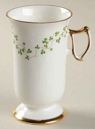 Trellis Shamrock Giftware Irish Coffee Mug