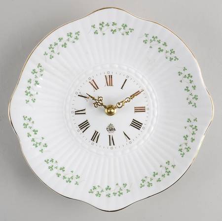 Trellis Shamrock Giftware Clock Plate