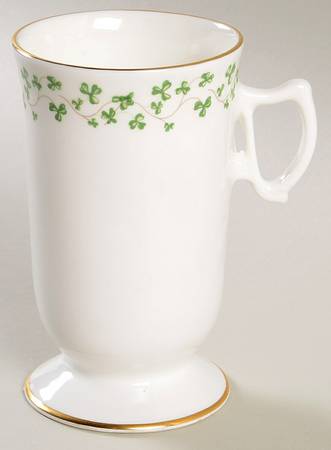 Trellis Shamrock Giftware Irish Coffee Mug