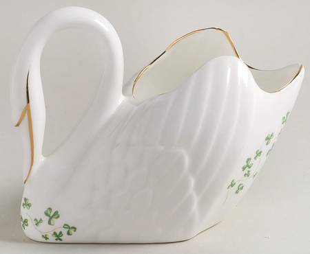Trellis Shamrock Giftware Small Swan