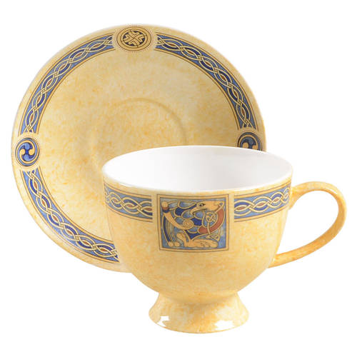 Footed Cup & Saucer Set