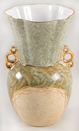 Green Marble Collection Coral Vase