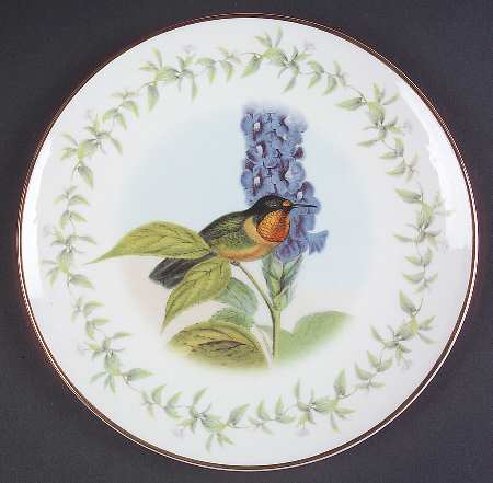 Humming Birds Collection Salad Plate