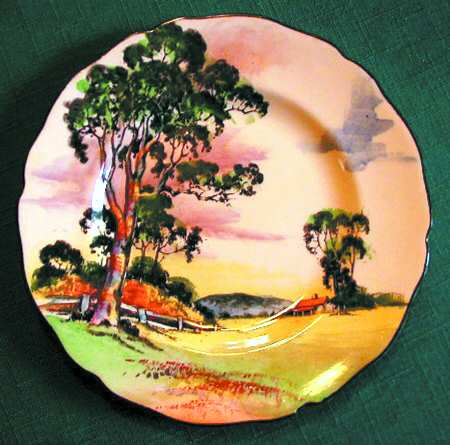 Gum Trees "A" Bread & Butter Plate