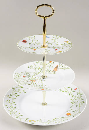 Histoire Naturelle 13 7/8"-14 1/4" 3-Tiered Serving Tray(DP,SP,BB) HC
