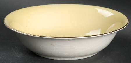 Pastel Ware Yellow (Not Molded) Coupe Cereal Bowl