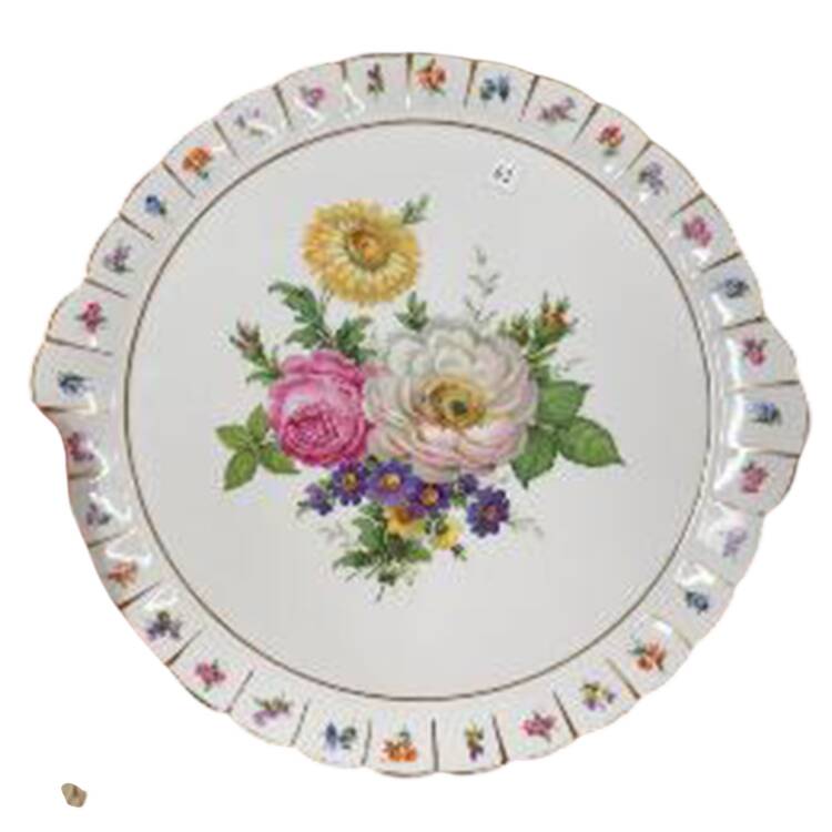 Gloria Handled Cake Plate