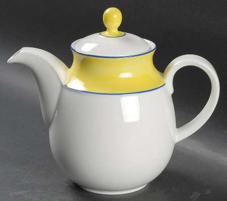Colours Teapot & Lid