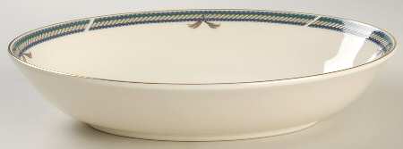 Cordeliere 9" Oval Vegetable Bowl