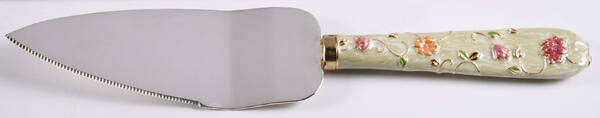 Old Country Roses Chintz Collection Pie & Cake Server with Stainless Blade