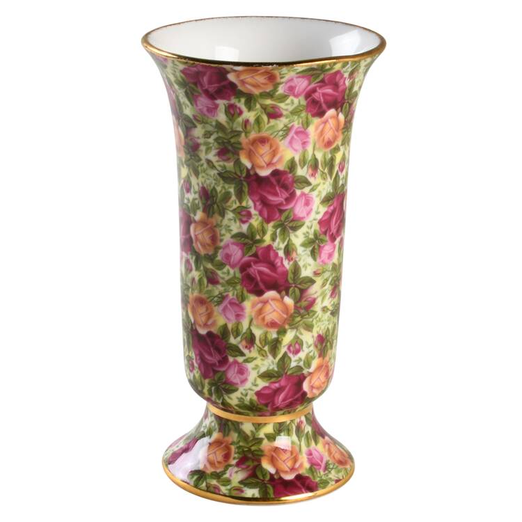 Old Country Roses Chintz Collection 6" Vase