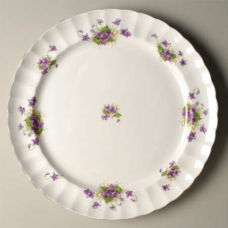 Violet (Fluted) 13" Chop Plate (Round Platter)