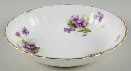 Violet (Fluted) Fruit/Dessert (Sauce) Bowl