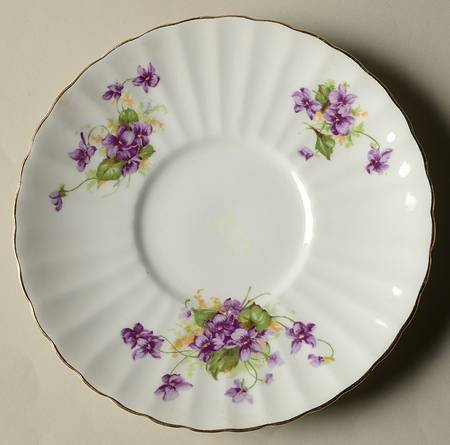 Violet (Fluted) Saucer for Cream Soup Bowl
