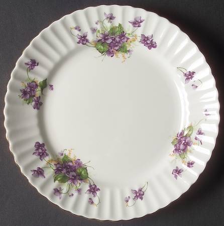 Violet (Fluted) Salad Plate