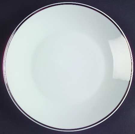 Secunda Platinum Salad Plate
