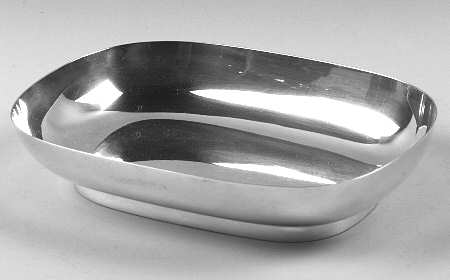 Embassy (Silverplate, 1988, Hollowware) Silverplate Oval Vegetable Bowl
