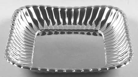 Trajan (Sterling, Hollowware) Sterling Square Vegetable Bowl
