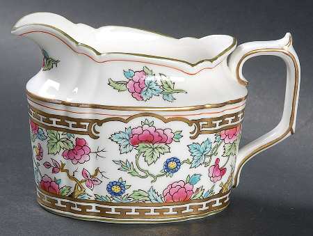 Indiana (Green Trim) Creamer