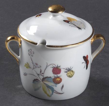 Strawberry Fair (Oven To Table, Gold) Jam/Jelly & Lid
