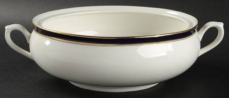 Colonnade Blue Round Vegetable No Lid