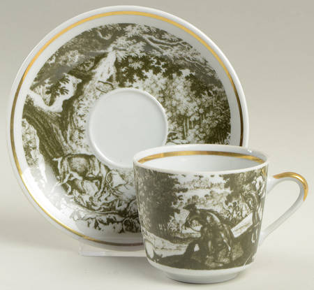RIB4 Flat Cup & Saucer Set