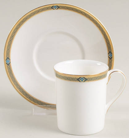 Geneva Flat Demitasse Cup & Saucer Set