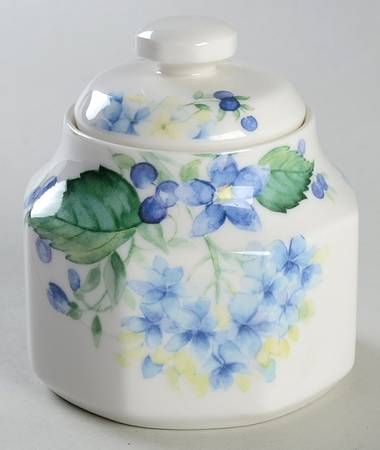 Cottage Lane Sugar Bowl & Lid