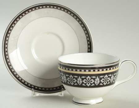 Langley Footed Cup & Saucer Set