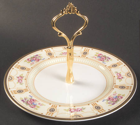 Rowley Round Serving Plate with Handle (SP)
