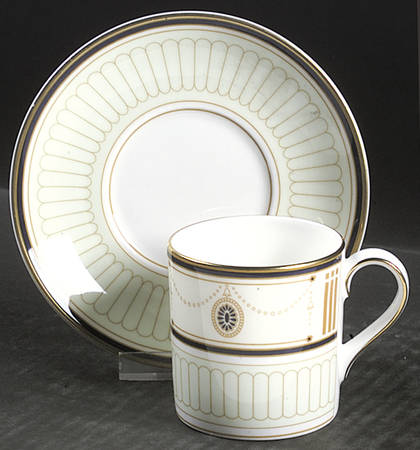 Rowley Flat Demitasse Cup & Saucer Set