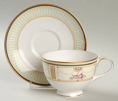 Rowley Footed Cup & Saucer Set