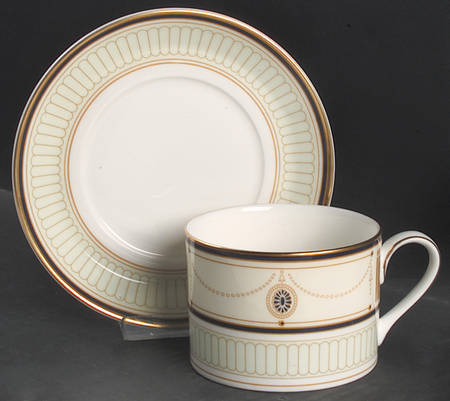 Rowley Flat Cup & Saucer Set