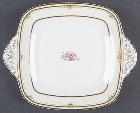 Rowley Square Handled Cake Plate
