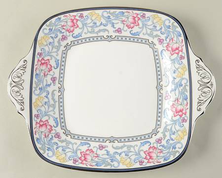 Canterbury Square Handled Cake Plate