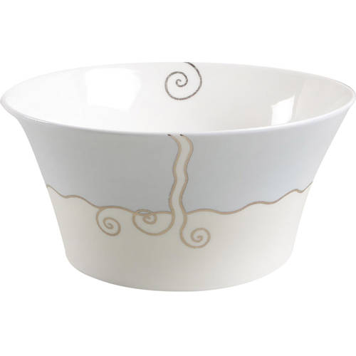 Frivolous Blue 10" Large Salad Serving Bowl