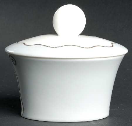 Frivolous Blue Sugar Bowl & Lid