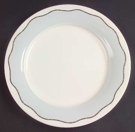 Frivolous Blue Dinner Plate