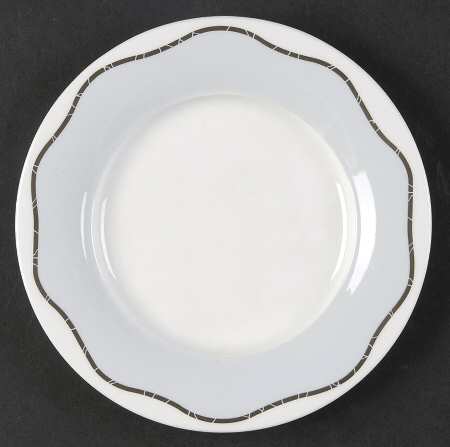 Frivolous Blue Bread & Butter Plate