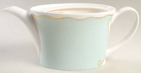 Frivolous Green Teapot No Lid