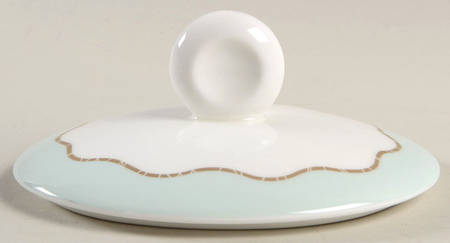 Frivolous Green Lid for Sugar Bowl