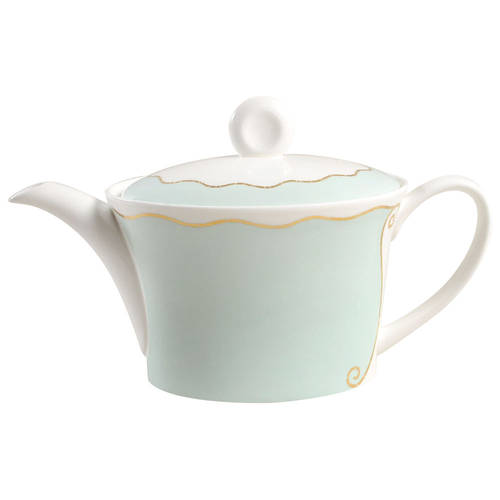 Frivolous Green Teapot & Lid