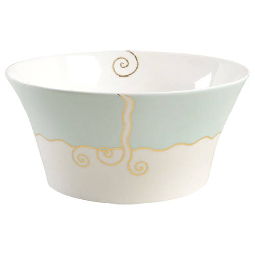 Frivolous Green 10" Large Salad Serving Bowl