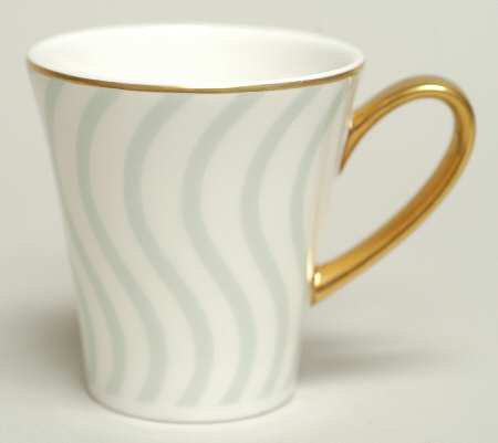 Frivolous Green Flat Accent Demitasse Cup