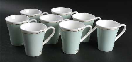 Frivolous Green (Set of 8) Mug