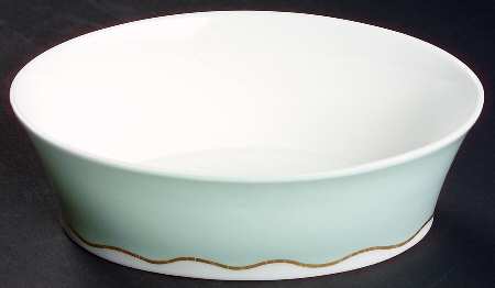 Frivolous Green Gravy Boat