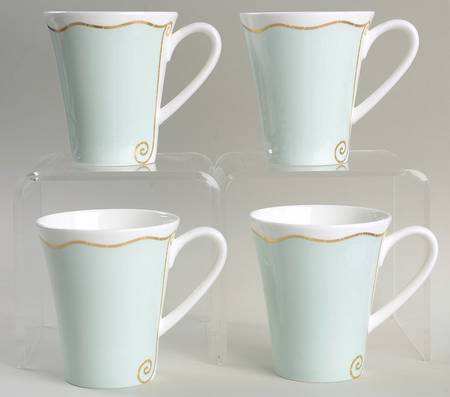 Frivolous Green Mug - Set of 4