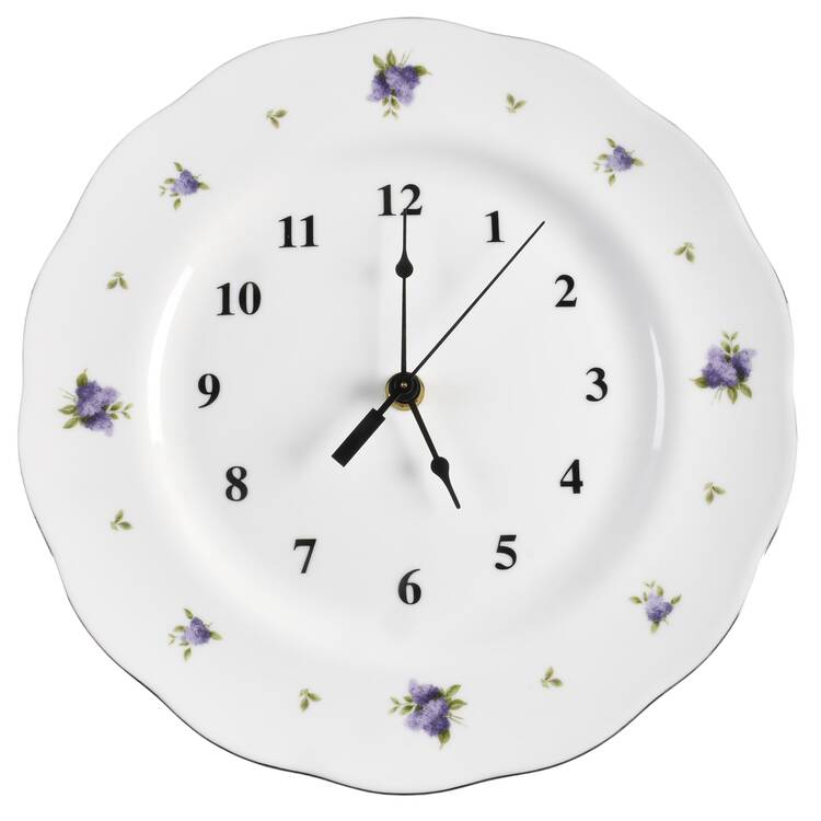 Lilac Lane Platinum 1-2" depth  Clock Plate HC