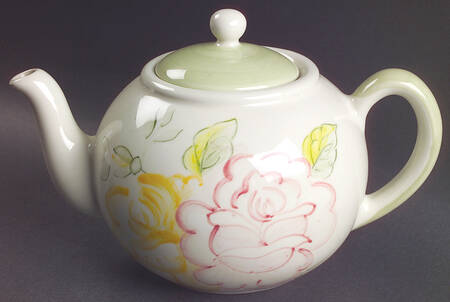 Rose Garden Teapot & Lid