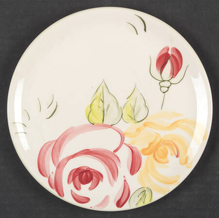 Rose Garden Coupe Salad Plate